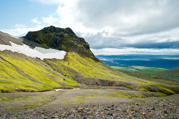 Wandern im Nationalpark, Skaftafell auf Island