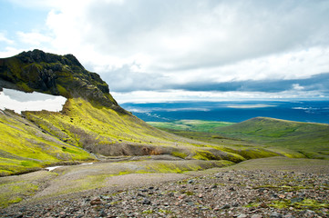 Wandern im Nationalpark, Skaftafell auf Island