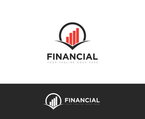 Finance logo and icon design template