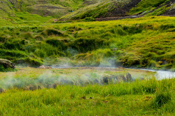 Heisser Dampf auf Island