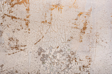 Antique White and Gold Background Texture Cracked