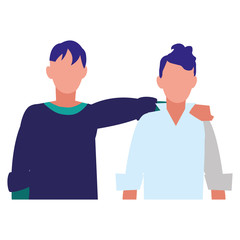 Fototapeta premium Avatar men design