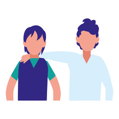 Fototapeta premium Avatar men design