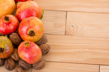 Autumn fruits