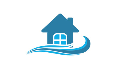 Property and wave icon