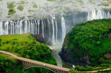 Victoria Falls - Zambia and Zimbabwe - obrazy, fototapety, plakaty