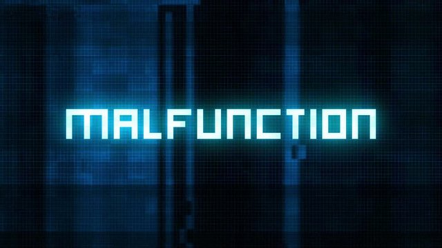 Malfunction Title Type Animation [4K Loop]