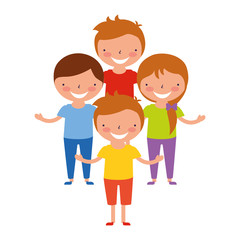 boys and girl friends together