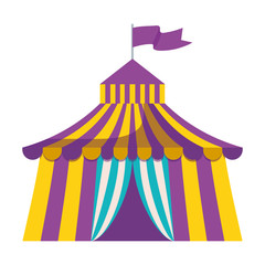 circus tent entertainment icon