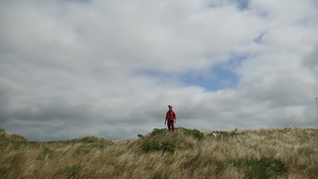 Uomo nel vento
