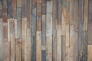 Old brown wood wall. Detail texture and background.