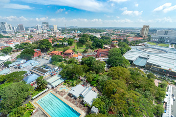 Obraz premium Cityscape, Melaka Malaysia, マラッカの街並み