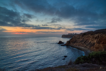 Pelican Cove and Point Vicente after Sunset