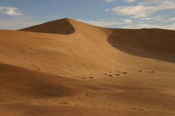 Fototapeta na wymiar Sand dunes Swartkopmund Namibia