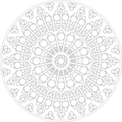 Notre Dame, North, Paris, France, 13th century, rose window