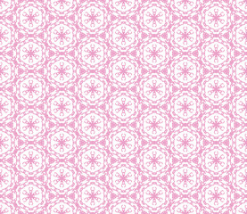 Abstract seamless kaleidoscope design background.
