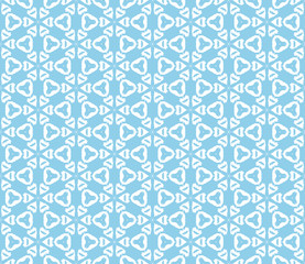 Abstract seamless kaleidoscope design background.