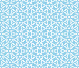 Abstract seamless kaleidoscope design background.