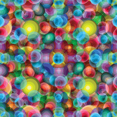 beautiful bright circles psychedelic background