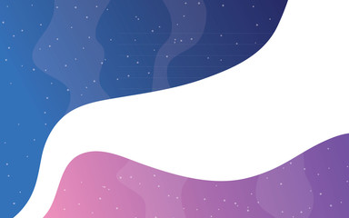 Fototapeta premium Abstract fluid geometric background. Colorful wavy shape composition. Blue and purple background vector.