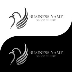 This logo shows a bird. This logo can be used in various businesses, such as travel business or other businesses. Or it can also be used as a company brand and can also be used as an app logo.