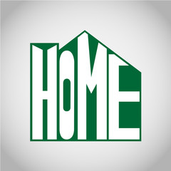 This logo has a picture of a house with HOME written on it. This logo is suitable for use as a company logo or business that is engaged in home design or property companies.  
