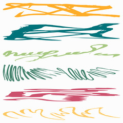 graffiti abstract color lines