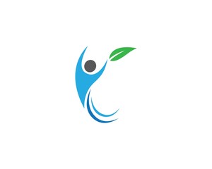 Healthy life logo template vector icon