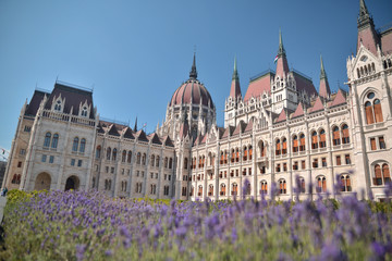 day view of the Parliament of Budapest, Hungary
