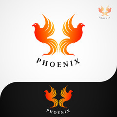 This logo has a phoenix image. This logo is good to use as a company logo or it can also be an application logo. But it can also be used in various other creative businesses.