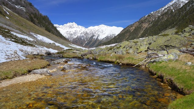 Brook in mountains