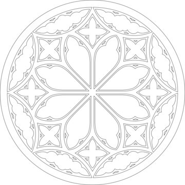 Paretz 43710, Germany, rose window