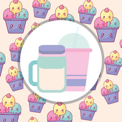 plastic cup container icon