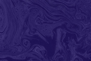 Suminagashi marble texture hand painted with indig