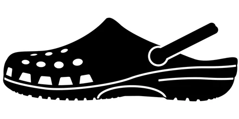 Foto op Canvas gz243 GrafikZeichnung - siwb505 SignIsolatedWhiteBackground siwb - english - soft plastic shoes (rubber) - simple template - banner 2to1 - xxl g6946 © fotohansel