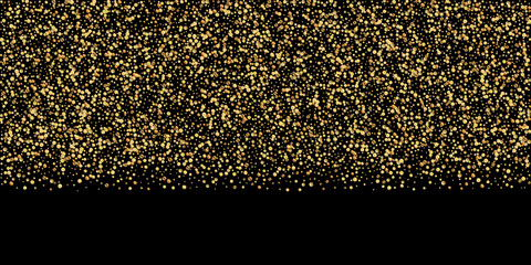 Gold confetti luxury sparkling confetti. Scattered