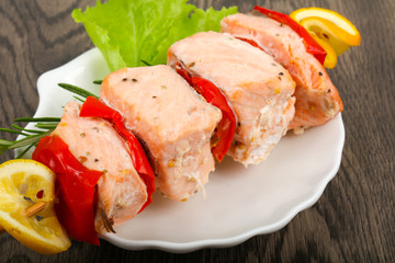 Salmon Skewer