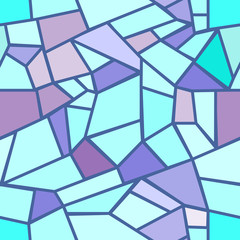 Seamless texture of multi-colored polygons