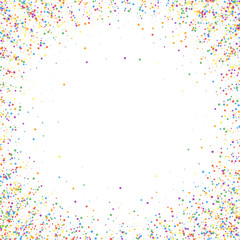 Festive confetti. Celebration stars. Colorful conf