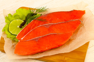 Salted salmon