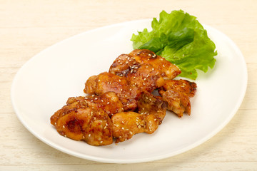 Teriyaki thighs