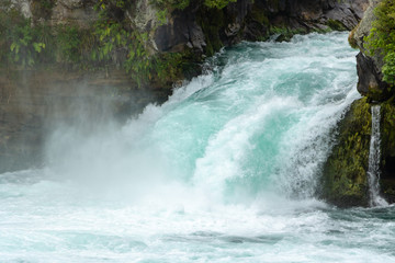 Mouth of Huka falls, Waikato river, New Zealand