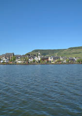 Weinort Ellenz-Poltersdorf an der Mosel nahe Cochem,Rheinland-Pfalz,Deutschland