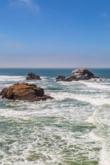 Seal Rock off the  Californian coast, near San Francisco