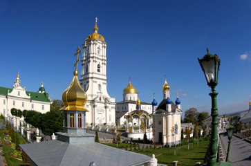 Fototapeta na wymiar Holy Assumption Pachaevskaya Lavra, Pochaiv, Ukraine