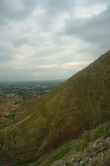Mount of Temptation of Jesus Christ in near Jericho.