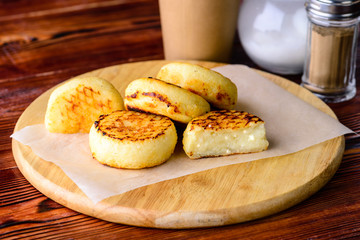 cottage cheese cheesecakes for breakfast