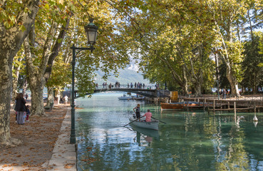 The pretty town of Annecy in the French Alps