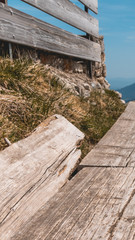 Smartphone HD wallpaper of beautiful alpine view on the Hochfelln - Bergen - Bavaria - Germany