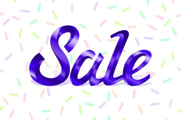 vector violet metal lettering sale price offer deal labels templates stickers designs on white background